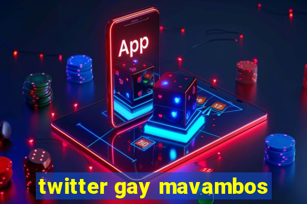 twitter gay mavambos